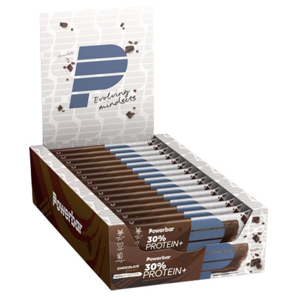 PowerBar 30% Protein Plus Barre Box (15x55g) - Goût au choix