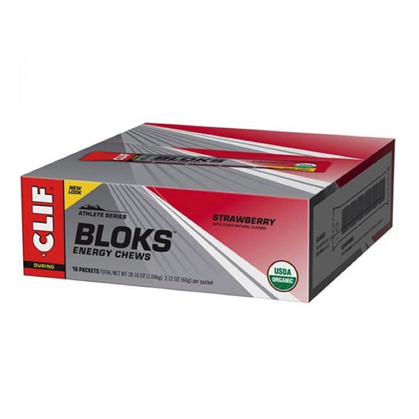 Nutri-Bay CLIF BLOKS - Energie Erasers (60g) - Strawberry - Këscht