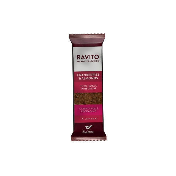 Nutri-bay | COUP D'BARRE - Barra de Ravito (40g) - Amêndoas e Arandos