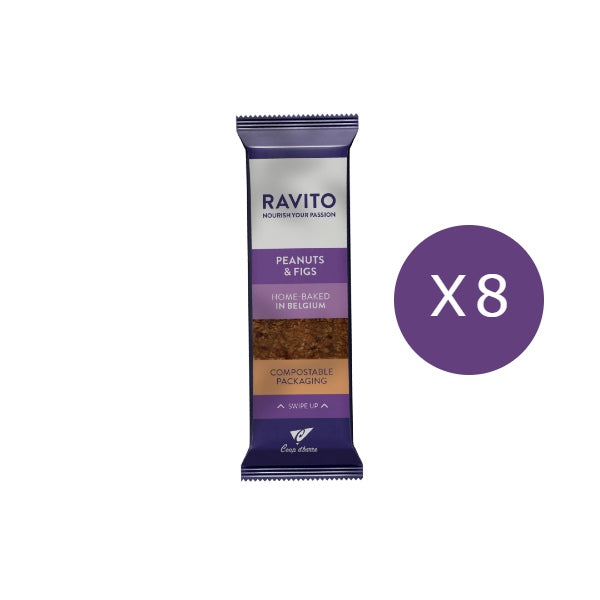 Nutri Bay | COUP D'BARRE - Ravito Riegel Mini Pack 8x40g Erdnüsse Feigen