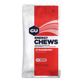 GU CHEWS - Gommes Énergétiques (60g) - Fraise (Caféine)