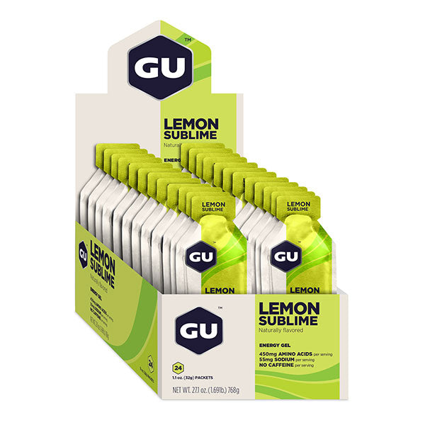 Nutri-Bay GU - Gel Energético (32g) - Limão Sublime - Caixa Aberta