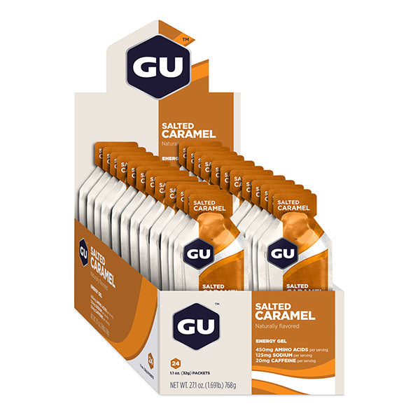 Nutri-Bay GU - Energy Gel (32g) - Caramelo salgado - Caixa aberta