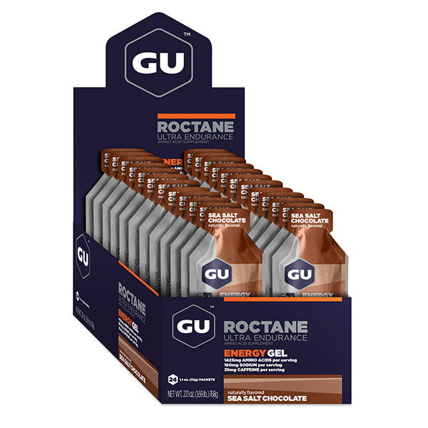 Nutri-Bay GU - Roctane Ultra Endurance Energy Gel (32g) - Meersalzschokolade - offene Schachtel