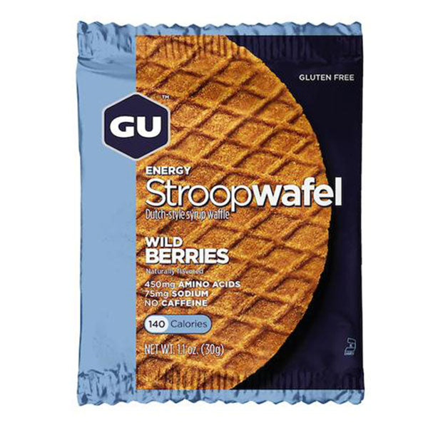 GU - StroopWafel - Waffle Energético - Bagas Silvestres - Framboesa