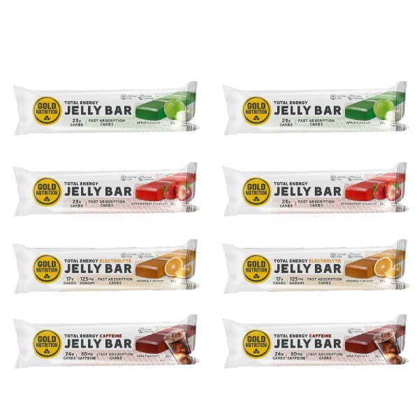 Nutri bay | GoldNutrition - Jelly Bars (8x30g) - Discovery Pack