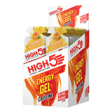 Nutri-Bay HIGH5 EnergyGel PLUS Scatola per caffeina - Arancione