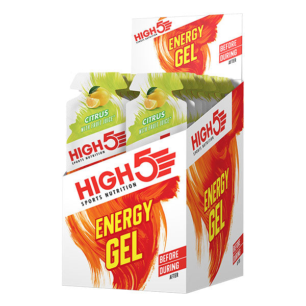 Nutri-Bay HIGH5 - Gel energético (40g) - Cítricos (Citrus) - Caja