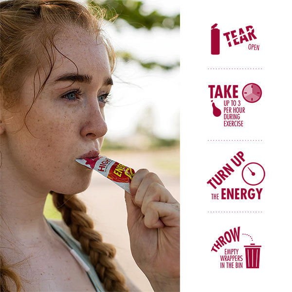 HIGH5 Energy Gel Electrolyte (60ml) - Raspberry