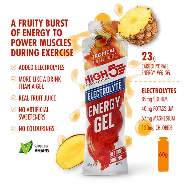 Baía Nutri | HIGH5 - Energy Gel Electrolyte (60ml) - Tropical