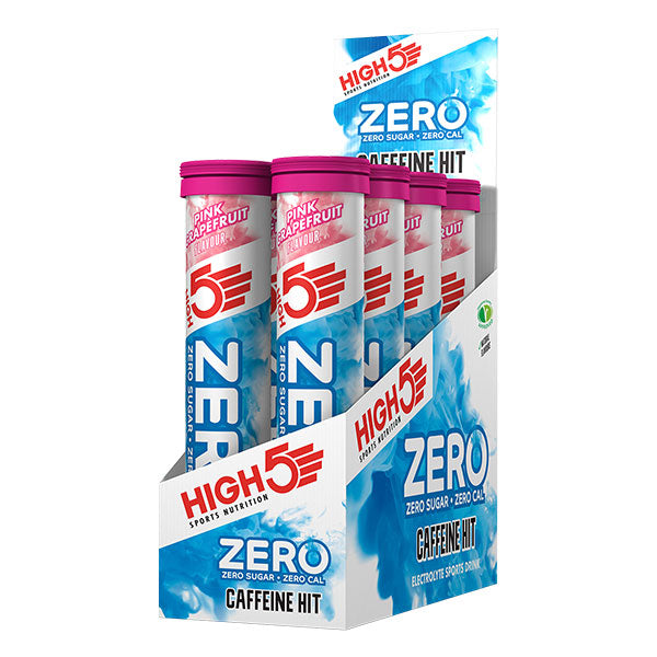 Nutri-Bay HIGH5 - ZERO Koffein Hit Pastillen (20x4g) - Pink Grapefruit - Box