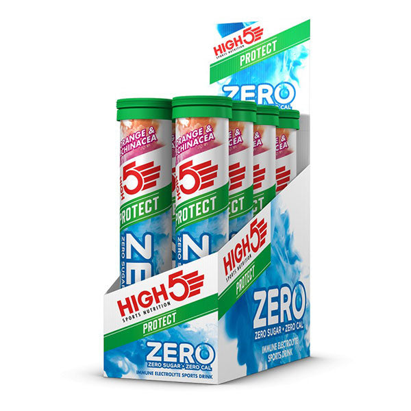 Nutri-Bay HIGH5 - ZERO PROTECT Pastillen - Trinkgetränk (20x4g) - Orange & Echinacea - Box