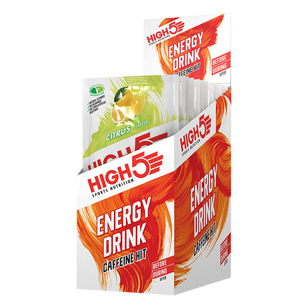 Nutri-Bay HIGH5 – Energy Drink Coffein Hit (47g) – Zitrus – Box