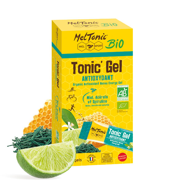 Nutri-Bay MelTonic - Organisches Antioxidans Tonic'Gel (20 g) - Honig, Acerola & Spirulina - Box
