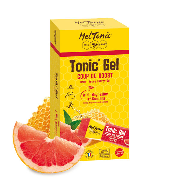 Nutri-Bay MelTonic - Tonic'Gel Boost BIO (20g) - Honey, Magnesium & Guarana - Box