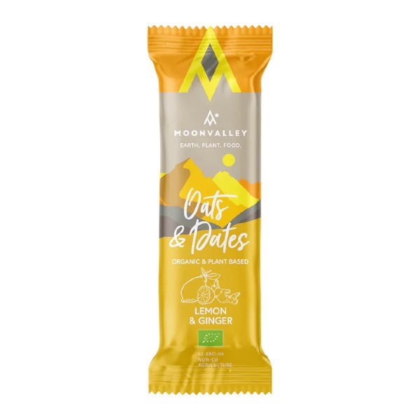 Baía Nutri | MOONVALLEY - Barra Energética Orgânica (50g) - Limão e Gengibre