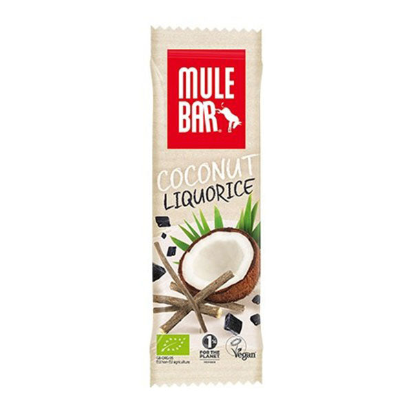 Nutri-Bay MULEBAR - Organic Energy Bar (40g) - Coconut Liquorice - Licorice Coconut