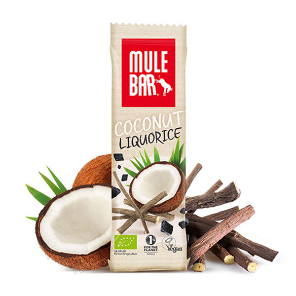 Nutri-Bay MULEBAR - Barra de energia orgânica (40g) - Alcaçuz de coco - Alcaçuz de coco