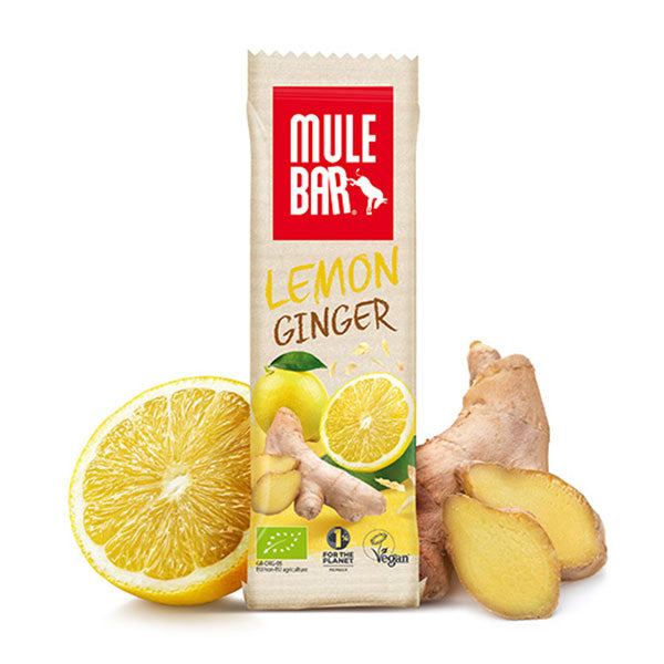 Nutri-Bay MULEBAR - Barretta energetica biologica (40g) - Lemon Ginger - Lemon / Ginger
