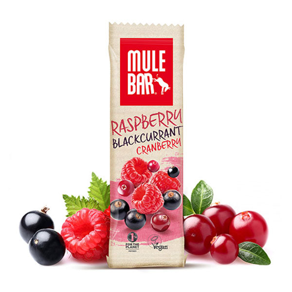 Mulebar Barre Énergétique (40g) - Framboise Cassis Canneberge