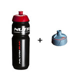 Nutri-Bay I Botella deportiva biodegradable de 750 ml con tapa giratoria y válvula deportiva