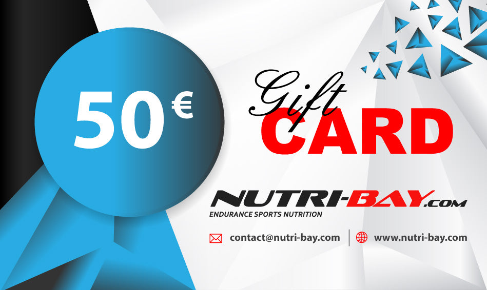 Cartão Presente Nutri-Bay 50 € - disponível instantaneamente