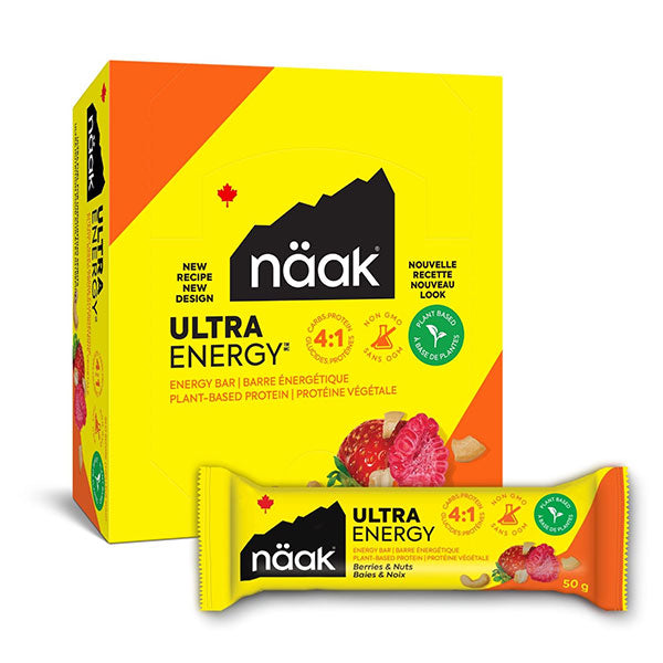Baía Nutri | NAAK - Ultra Energy Bar Box (12x50g) - Bagas e Nozes