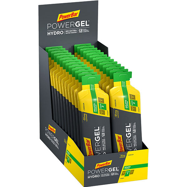 PowerBar PowerGel Hydro Box (24x67g) - Goût au choix