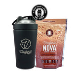Nutri-Bucht | VELOFORTE - Nova - Recovery Protein Shake (670g) - 10x Portiounsbeutel + Premium Shaker