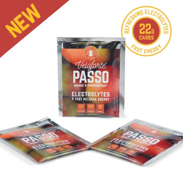 Nutri bay | VELOFORTE Passo Electrolyte Powder - Mango & Passionfruit