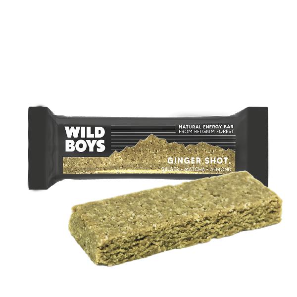 Nutri-bay | WILD BOYS - Natural Energy Bar (45g) - Ginger Shot