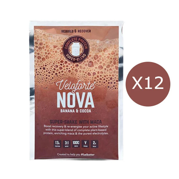 Veloforte 12x Recovery Protein Shake Pack - Goût au choix