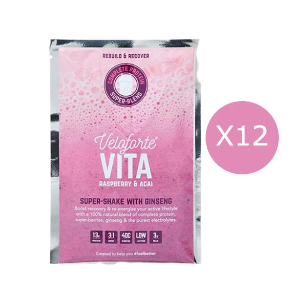 Veloforte - 12x Recovery Protein Shake Pack - Choice of Flavor